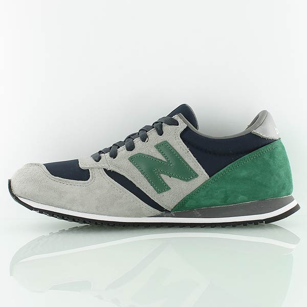 new balance u420 chaussures gris vert bleu